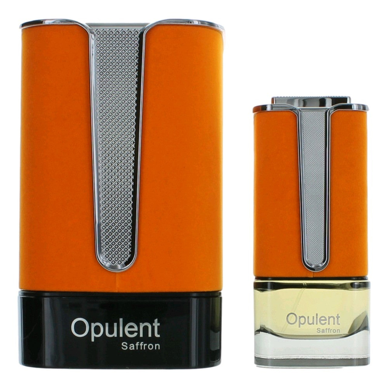 3.4 oz bottle of Opulent Saffron by Al Haramain